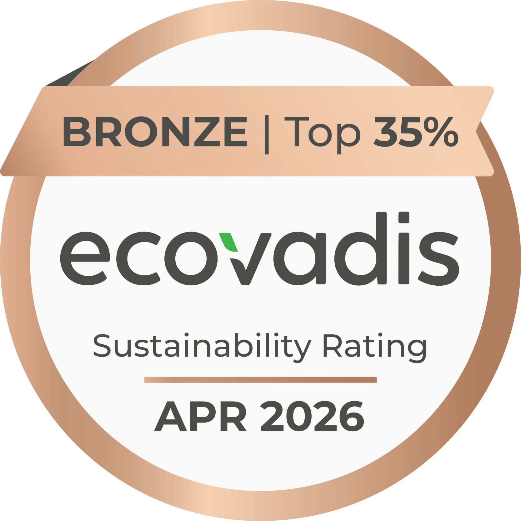 EcoVadis Bronze Medal awarded to kShuttle